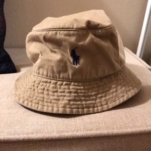 polo bucket hat with string